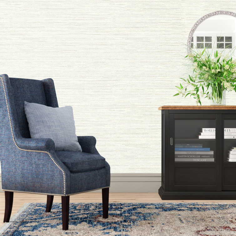 Three Posts Aleena Faux Grasscloth Wallpaper & Reviews Wayfair Canada